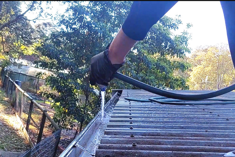 

Achieving exceptional results in gutter cleaning in merimbula, the chosen company employs a straightforward garden hose to enhance their cleaning efforts.